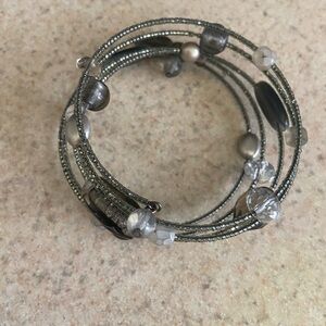 White House Black Market Multi-Strand Beaded Bracelet- great condition.